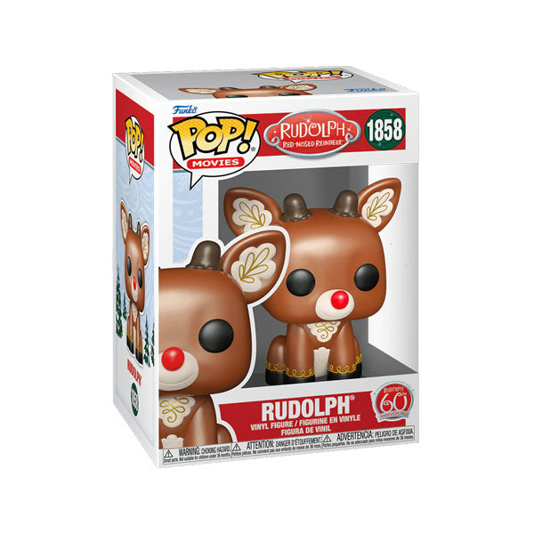 Funko Pop ! Movies Rudolph - (1858) Rudolph Sitting Vinyl Figure Statuetta 9Cm