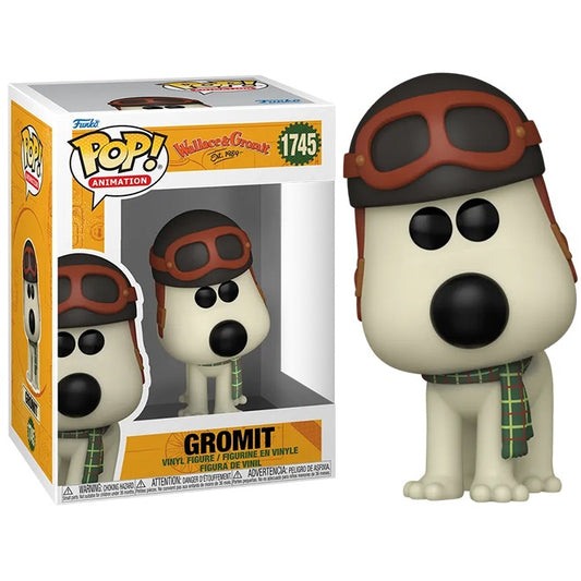 Funko Pop ! Animation - Wallace & Gromit (1745) Gromit Vinyil Figure 9Cm Statua