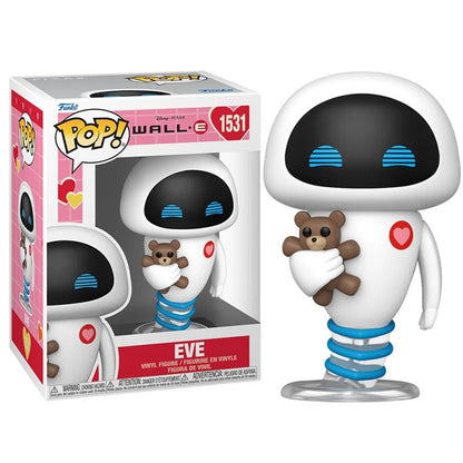 Funko Pop ! Disney - Wall-E Valentine 25 - (1531) Eve Vinyl Figure 9Cm Statuetta