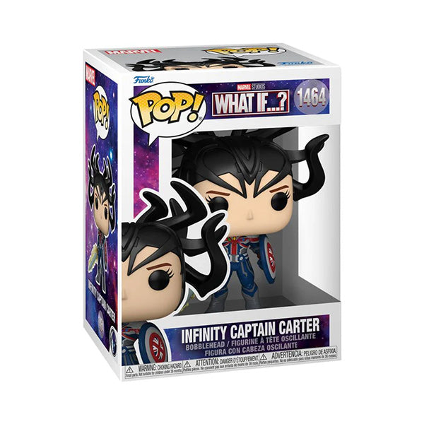 Funko Pop Marvel Studios What If...? (1464) Infinty Captain Carter Vinyl Figure
