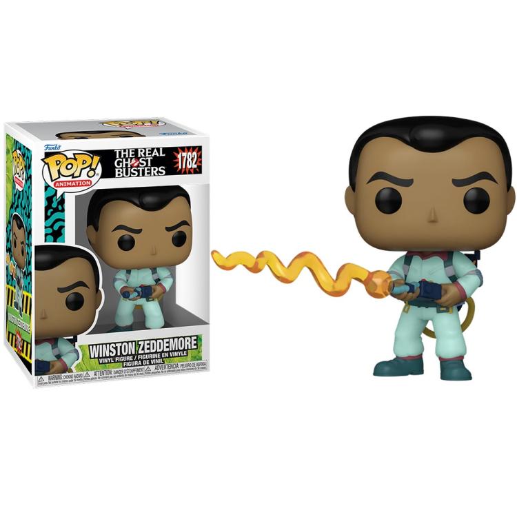 Funko Pop ! Animation The Real Ghost Busters (1782) Winston Zeddemore Figure 9Cm