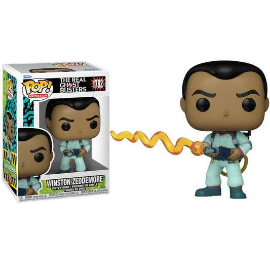 Funko Pop ! Animation The Real Ghost Busters (1782) Winston Zeddemore Figure 9Cm