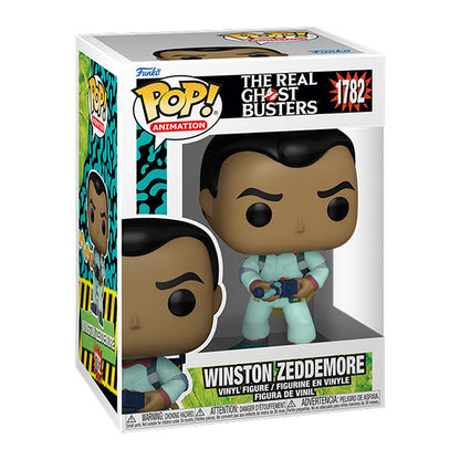 Funko Pop ! Animation The Real Ghost Busters (1782) Winston Zeddemore Figure 9Cm