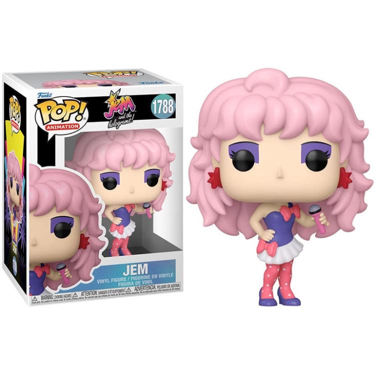 Funko Pop! Animation Jem And The Holograms (1788) Jem Vinyl Figure 9Cm Statuetta