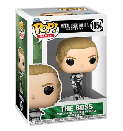Funko Pop ! Games Metal Gear Solid Snake Eater - (1054) The Boss Figure Mgs 9Cm