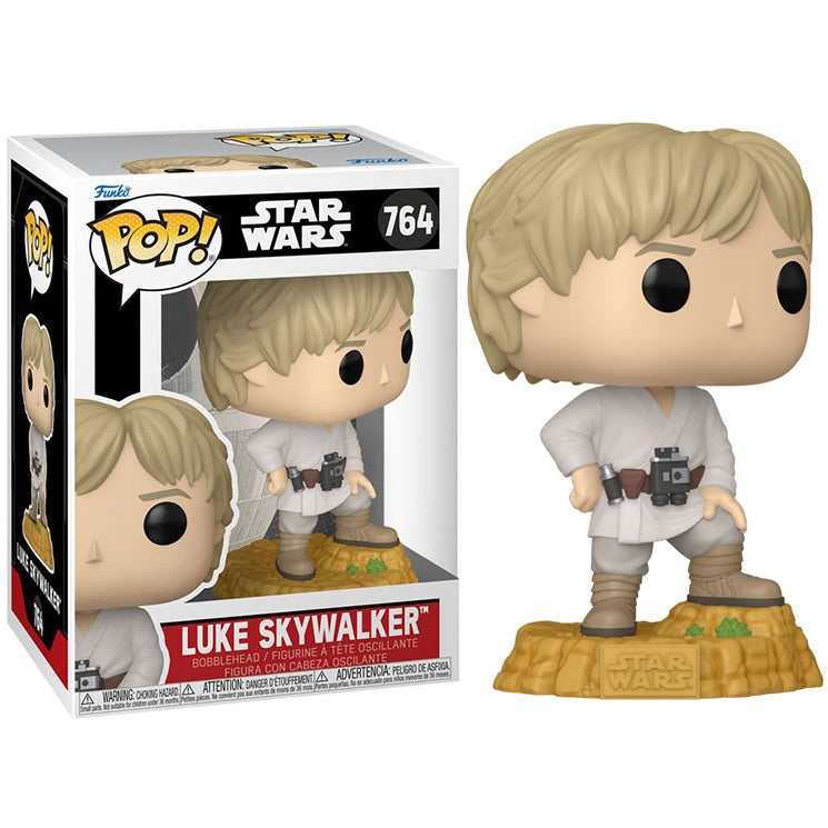 Funko Pop ! Star Wars (764) Luke Skywalker Vinyl Figure 9Cm Statuetta Serie Tv