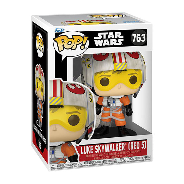 Funko Pop ! Star Wars (763) Luke Skywalker (Red 5) Vinyl Figure 9Cm Statuetta