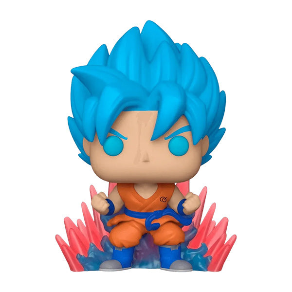 Funko Pop ! Animation - Dragon Ball Z (1256) Ssgss Goku Kaioken Glow In The Dark