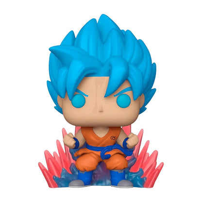Funko Pop ! Animation - Dragon Ball Z (1256) Ssgss Goku Kaioken Glow In The Dark