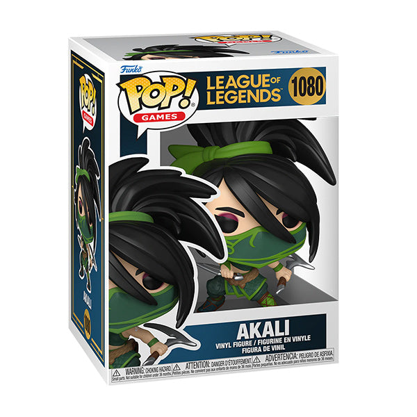Funko Pop ! Games League Of Legends  - (1080) Akali - Statuetta Vinyl Figure 9Cm