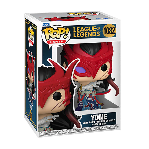 Funko Pop ! Games League Of Legends  - (1082) Yone - Statuetta Vinyl Figure 9Cm