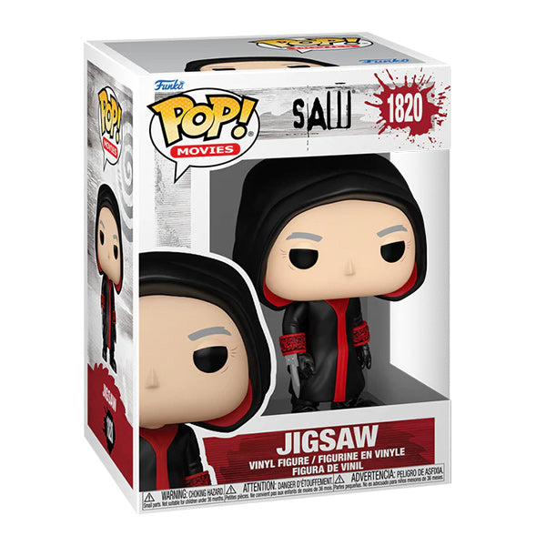 Funko Pop ! Movies Saw L'Enigmista - (1820) Jigsaw - Vinyl Figure 9cm