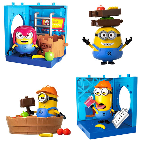 Blokees Minions - PreCool - Jelly Factory - Series 1 - Plastic Model Kits (Blind Box) CASE OF 8 - Action Figure da Collezione 74839