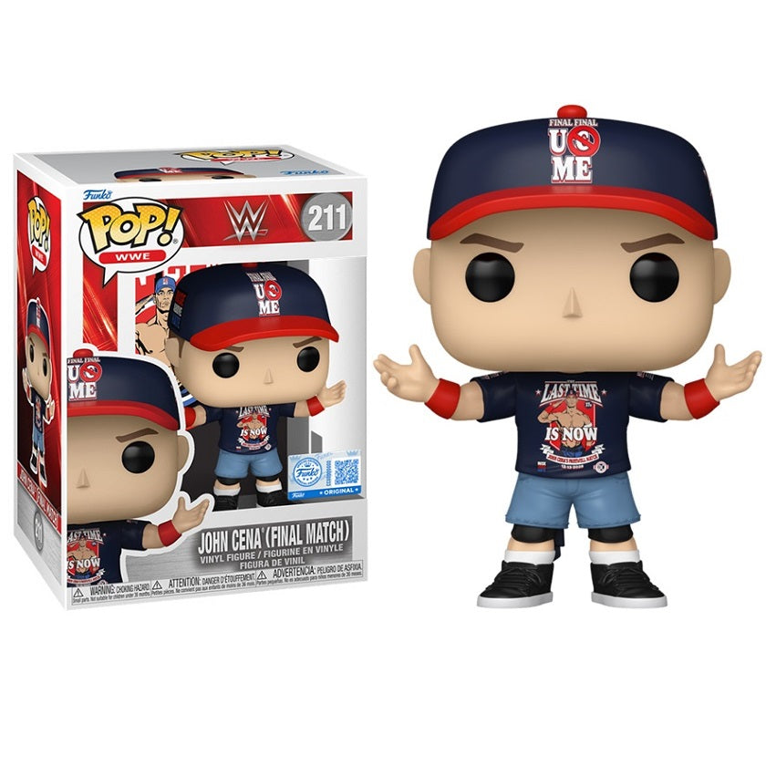 Funko Pop ! Wwe - (211) John Cena (Final Match) Wrestling EXM Figure 9cm