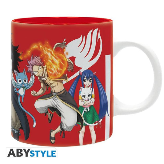 Abystyle - Tazza FAIRY TAIL (Dragon Slayers) Bicchiere Mug Ceramica Anime 320ml