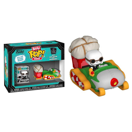 Funko Bitty Pop ! Nightmare Before Christmas - Jack Skellington With Snowmobile