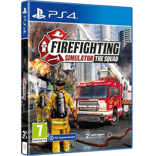 Firefighting Simulator The Squad - Playstation 4 - Copertina Eu Gioco Ita Ps5 Up