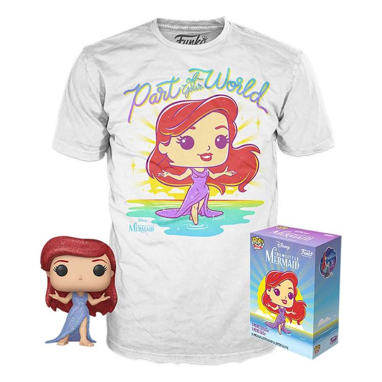 Funko Pop ! + Tees Disney The Little Mermaid - La Piccola Sirenetta T-Shirt Xl