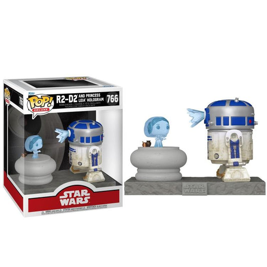 Funko Pop! Star Wars - R2-D2 And Princess Leia (766) Deluxe Action Figure Film