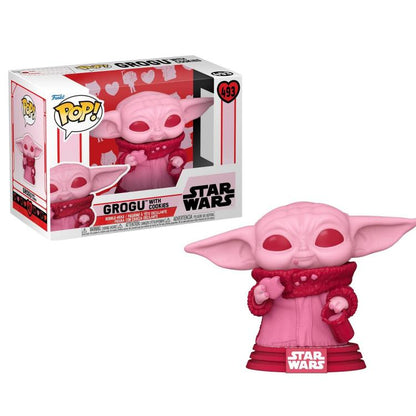 Funko Pop ! Star Wars - Valentines S2 Grogu (493) Statuetta Vinyl San Valentino