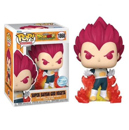 Funko Pop ! Animation - Dragon Ball Super Broly (1868) Super Sayan God Vegeta EXM