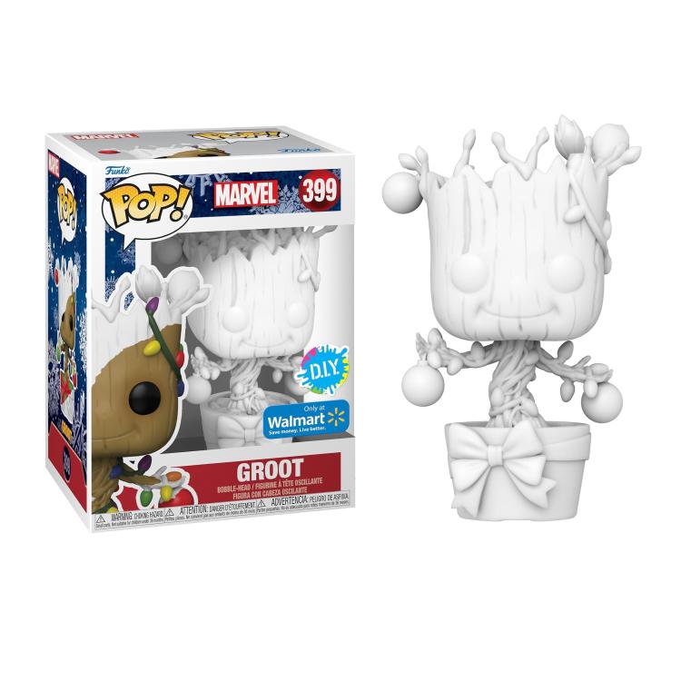 Funko! Pop Marvel Studios Groot - (399) Special Edition Vinyl Figure 9Cm Diy