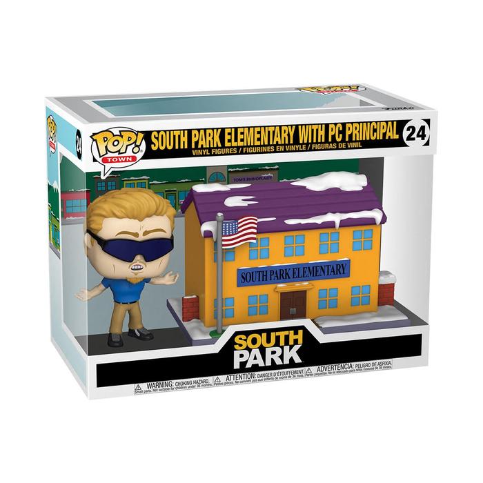 Funko Pop Town 24 South Park Elementary With Pc Principal Vinyl Action Figure