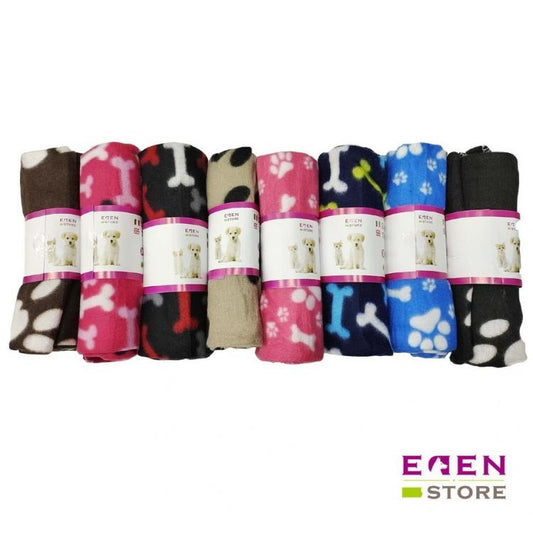 COPERTA PLAID IN PILE COPRIDIVANO ANIMALI COPRI SEDILE AUTO PER CANI GATTI 60X90