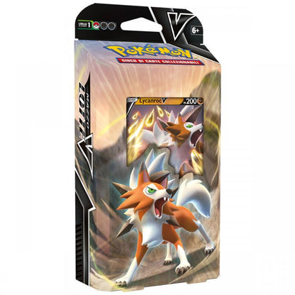 Pokemon Mazzo Lotta V Lycanroc-V + Mazzo Corvinight-V Carte Da Collezione Cards