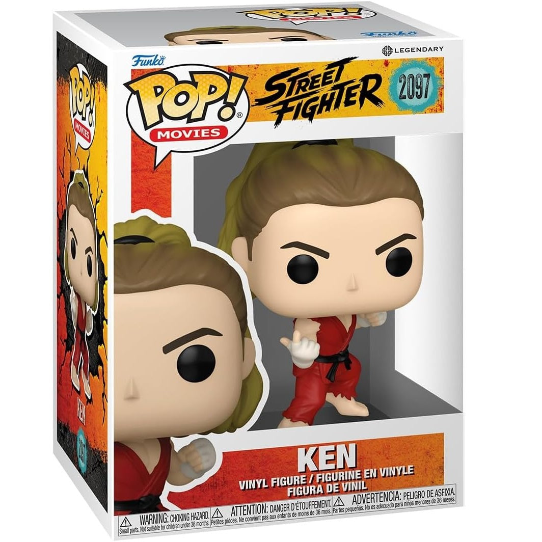 Funko Pop! Movies - Street Fighter (2097) Ken - Vinyl Figure 9Cm
