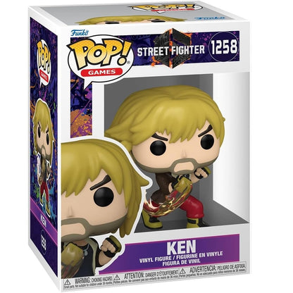 Funko Pop! Games - Street Fighter (1258) Ken - Vinyl Figure 9Cm