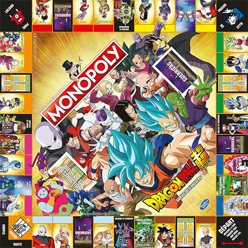 Wishlist Condividi Monopoly Dragon Ball Super. Gioco da tavolo La sopravivenza dell"universo