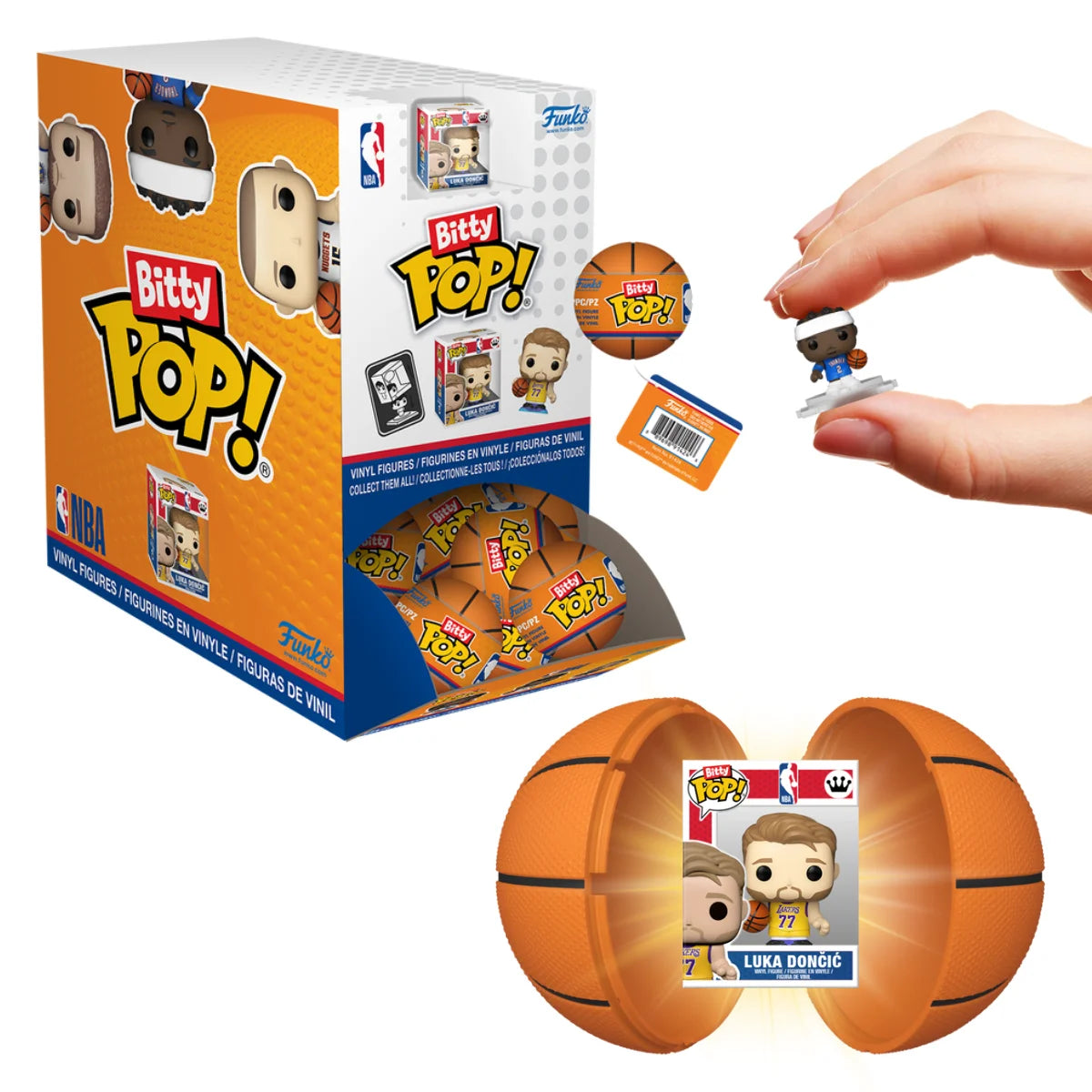 Funko Bitty Pop! NBA Mystery Basket Ball (1pz) Random Mini Vinyl Figure 2cm