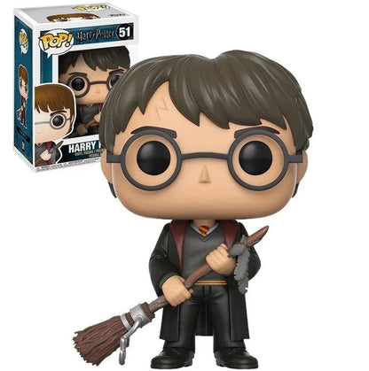 Funko Pop ! Harry Potter - (51) Harry Potter W / Firebolt E Feather Vinyl Figure
