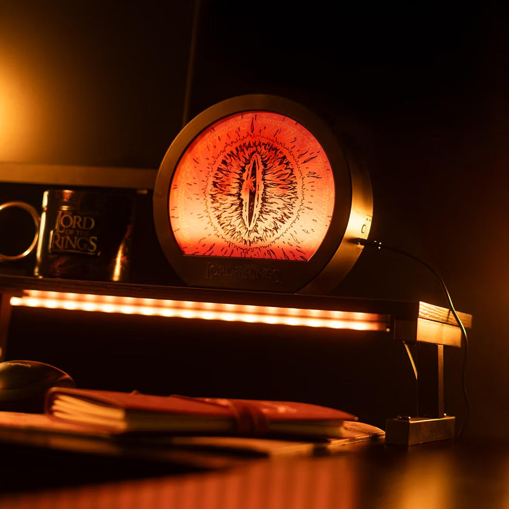 The Lord Of The Rings - Lampada Occhio di Sauron Il Signore Degli Anelli 20cm - Led Light Illuminazione LOTR Grupo Erik