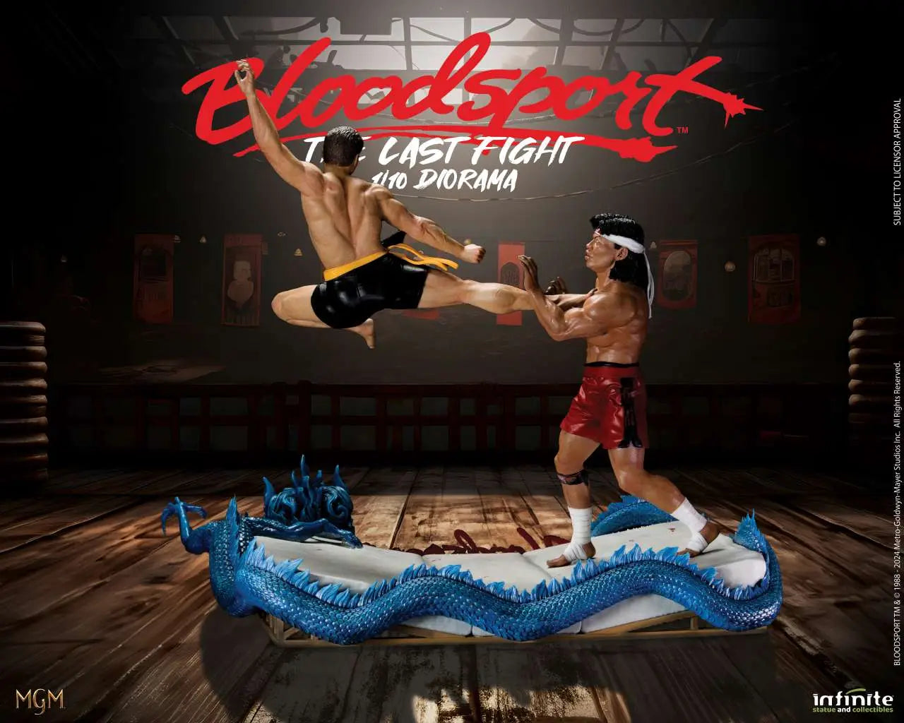 Infinite Bloodsport The Last Fight 1/10 Diorama Statue Edizione Limitata 30cm