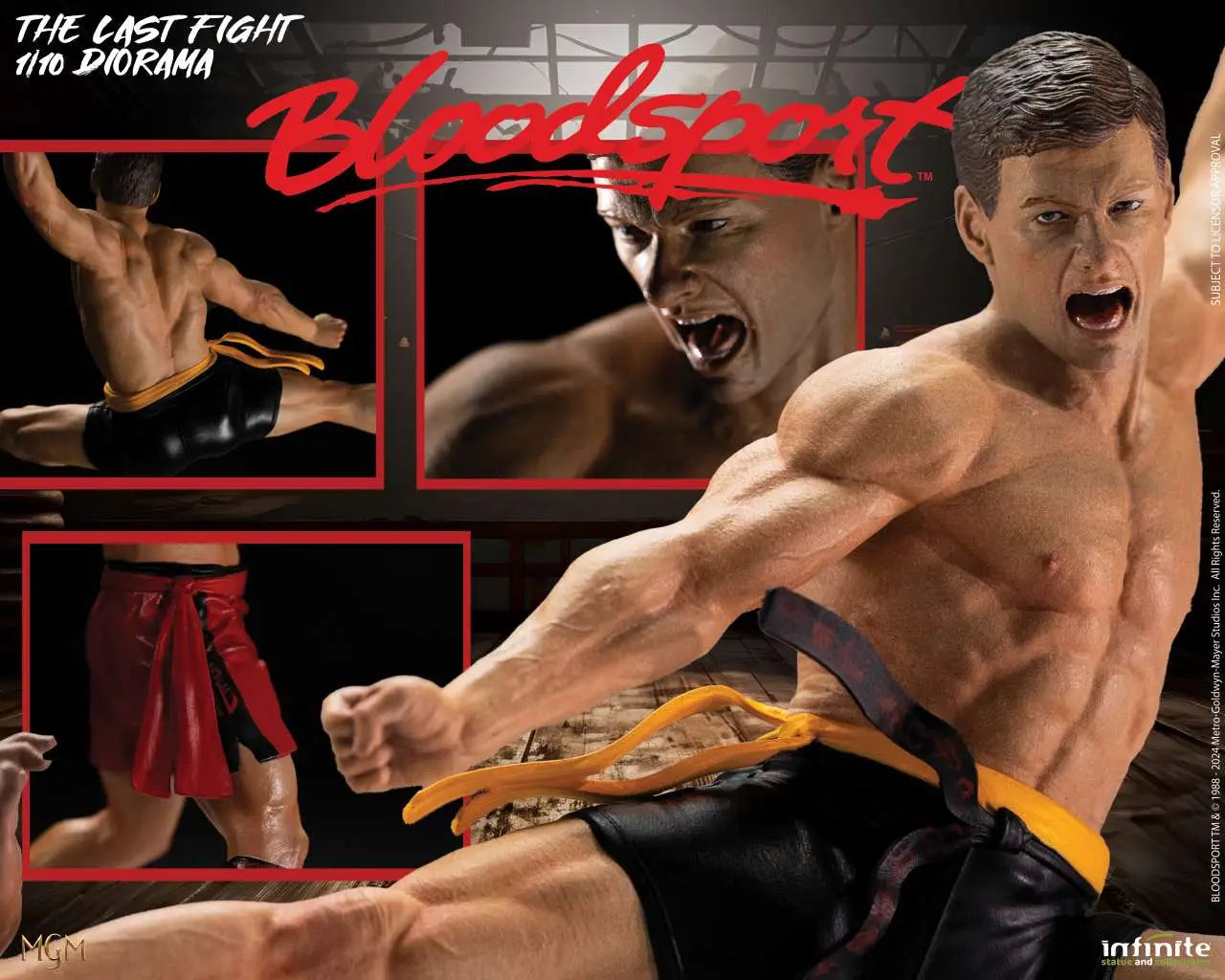 Infinite Bloodsport The Last Fight 1/10 Diorama Statue Edizione Limitata 30cm