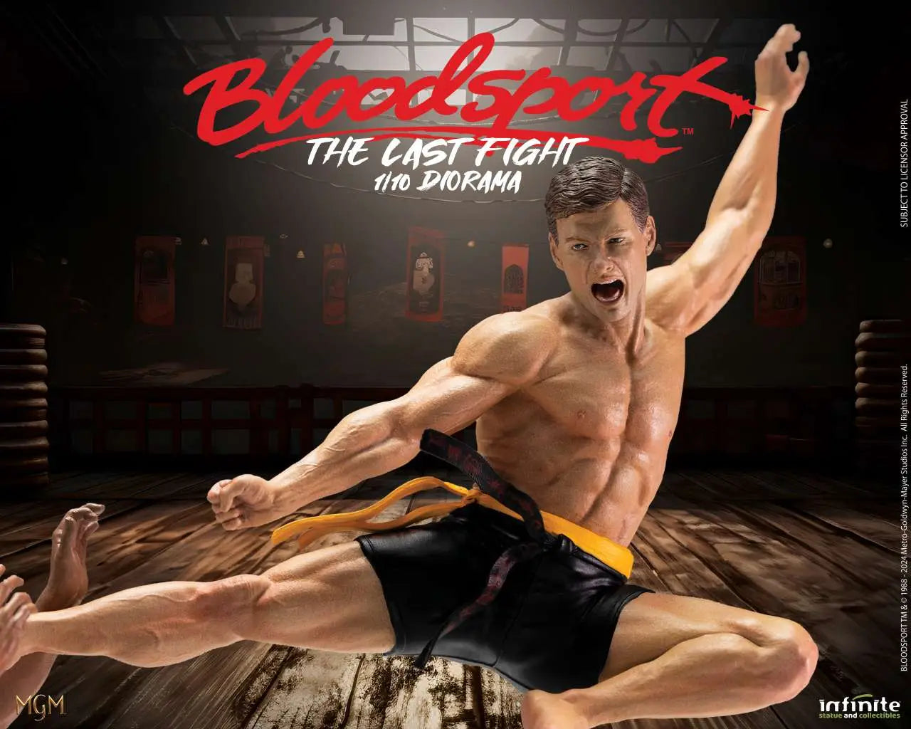 Infinite Bloodsport The Last Fight 1/10 Diorama Statue Edizione Limitata 30cm