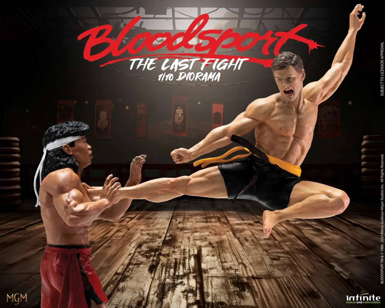 Infinite Bloodsport The Last Fight 1/10 Diorama Statue Edizione Limitata 30cm