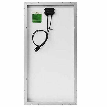 Pannello Solare Fotovoltaico 100W 12V Monocristallino Batteria Barca Camper