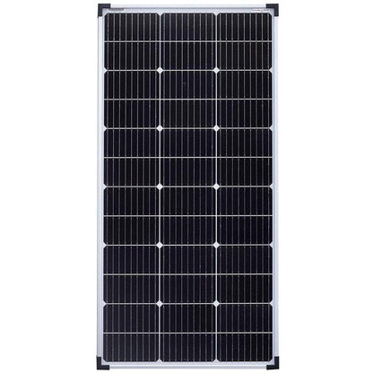 Pannello Solare Fotovoltaico 100W 12V Monocristallino Batteria Barca Camper