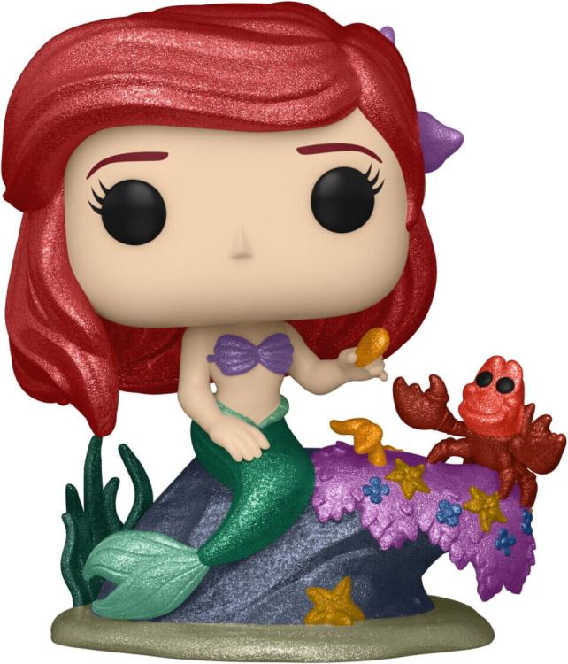 Funko Pop ! Disney Princess (1012) Ariel Diamond Figure Sirenetta Little Mermaid