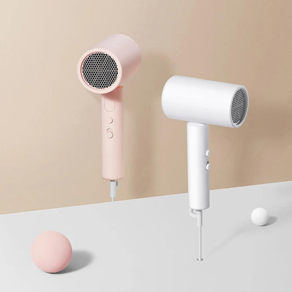 Xiaomi Asciugacapelli Compact Hair Dryer H101 1600W - Pieghevole e Potente - Phon da Viaggio, con Diffusore per styling, 2 livelli di Riscaldamento e Potenza - White/Bianco