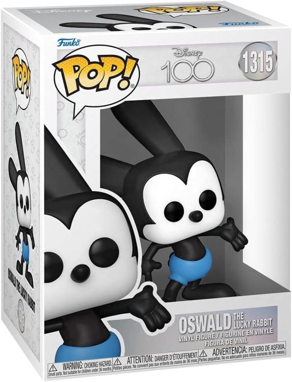 Funko Pop ! Disney 100Th - (1315) Oswald (The Lucky Rabbit) Vinyl Figure 9Cm