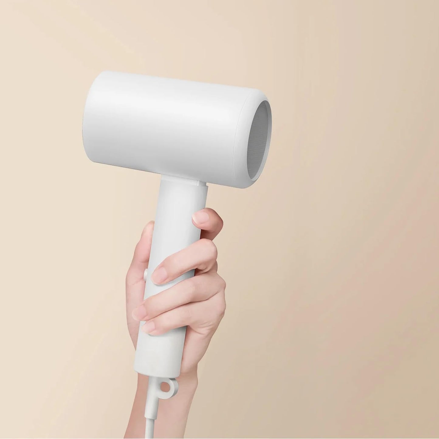 Xiaomi Asciugacapelli Compact Hair Dryer H101 1600W - Pieghevole e Potente - Phon da Viaggio, con Diffusore per styling, 2 livelli di Riscaldamento e Potenza - White/Bianco