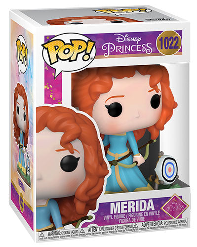 Funko Pop ! Disney Princess - (1022) Merida Vinyl Figure 9Cm Principessa Disney