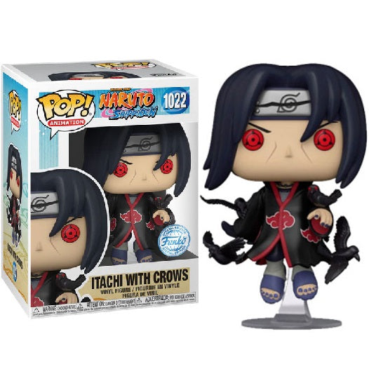 Funko Pop ! Naruto Shippuden (1022) Itachi W/Crows Special Edition Vinyl Figure