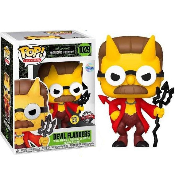 Funko Pop ! Television The Simpsons Treehouse Of Horror (1029) Devil Flanders