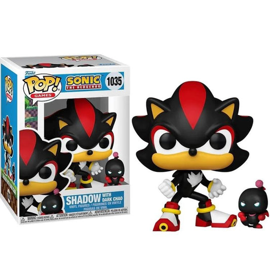 Funko Pop ! Games Sonic The Hedgehog - (1035) Shadow With Dark Chao Figure Vinyl