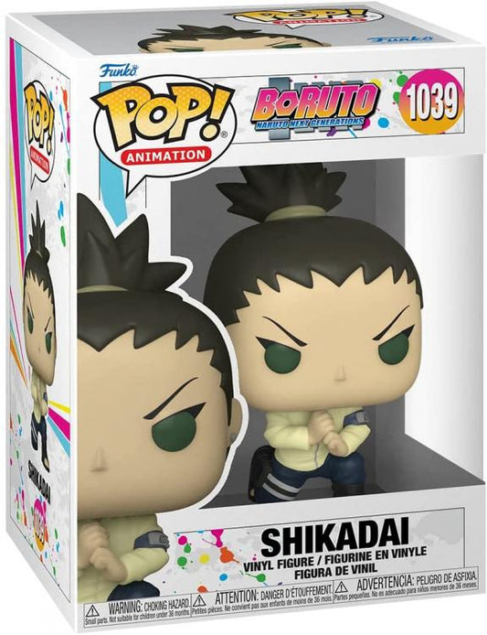 Funko Pop ! Animation Boruto Next Generations - (1039) Shikadai Figure Vinyl 9Cm